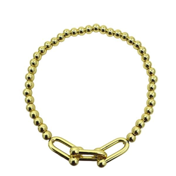 Stretch Bracelet: Beaded With Links (BG4402) Bracelet athenadesigns