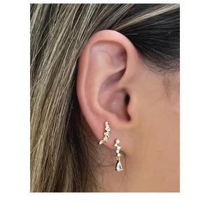 CZ Drop Earrings: (EGP458DRP) Earrings athenadesigns 