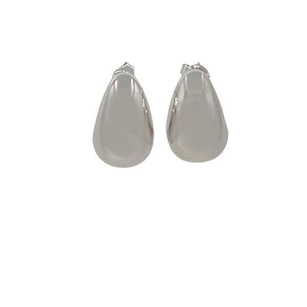 Teardrop Post Earrings: Available as Gold or Silver Plated (E_P4800) Earrings athenadesigns Silver Plated: EP4800