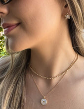 Load image into Gallery viewer, Hearts: Organic Shape: Mother of Pearl & Gold fill (NGCP634) Necklaces athenadesigns