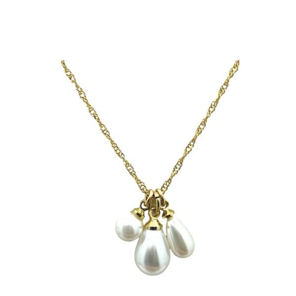 3 Pearl Cluster Necklace – Athena Designs