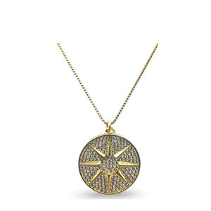 Star Pendant: MicroPave & Gold Fill (NGCP454STR) Necklaces athenadesigns 