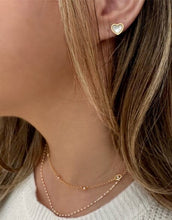 Load image into Gallery viewer, Pearl: Delicate Pearl Links in Gold Fill Chain: (NCG4380) Necklaces athenadesigns 
