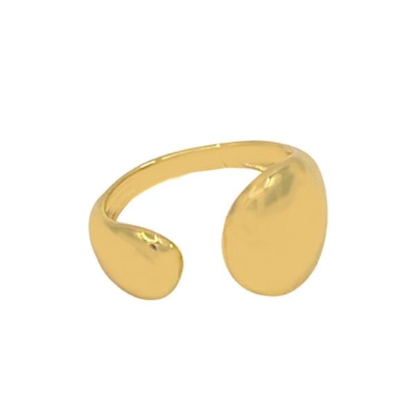 Abstract Adjustable Gold Ring (RG4608) Rings athenadesigns