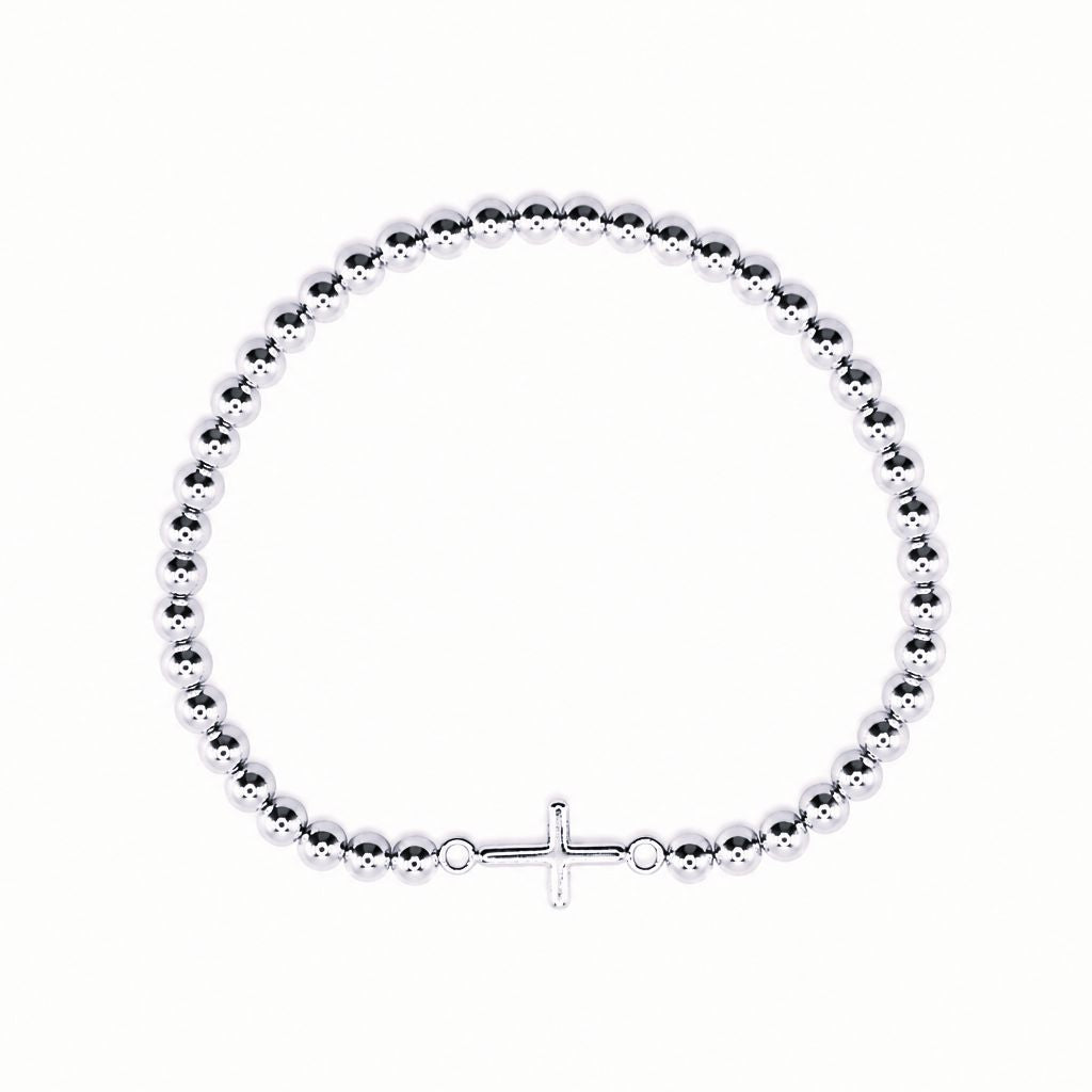 Cross Beaded Bracelet Bracelet Iishii Designs