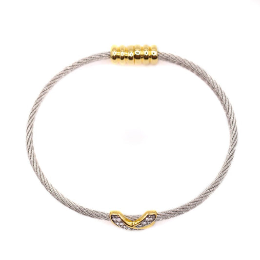 Cable Magnetic X Bracelet Bracelets athenadesigns