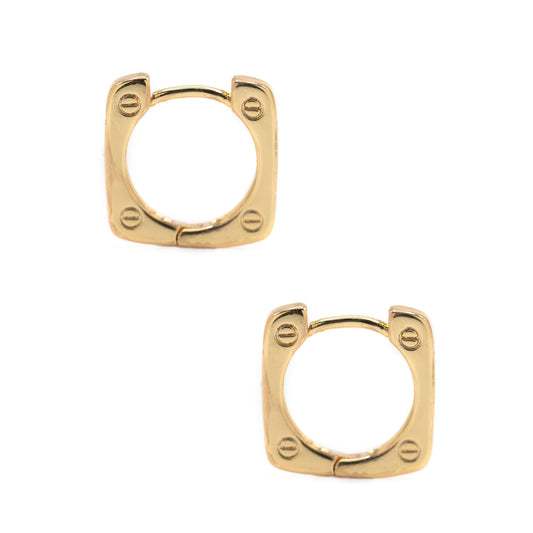 Square Hoop Earrings Earrings Athena Designs