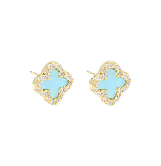 Clover Studs Earrings Milaa