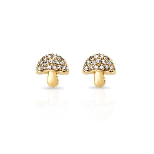 Petite Champignon Studs Earrings Davinci
