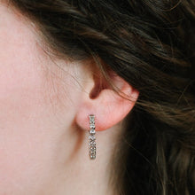 Load image into Gallery viewer, Cz Round Hoops Earrings athenadesigns