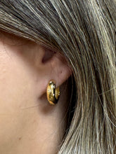 Load image into Gallery viewer, Hoop: Gold Fill and CZ Stars (EGH445STR) Earrings athenadesigns
