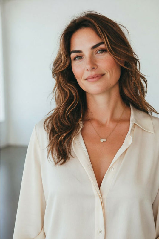 Pave Double The Love Necklace Necklaces RM