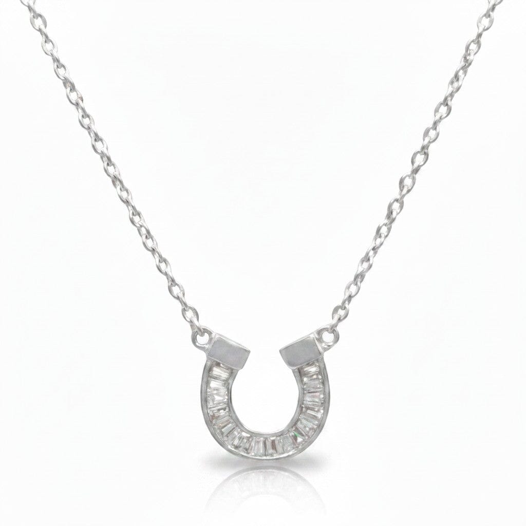 Horseshoe Necklace Necklaces Iishii Designs NCH485HRS Gold
