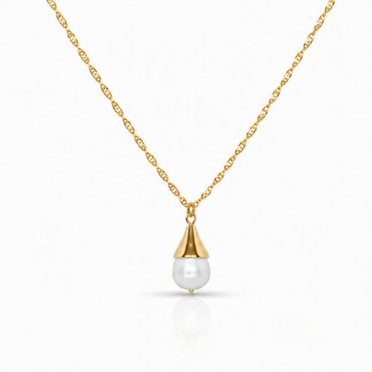 Pearl Drop Necklace Necklaces athenadesigns