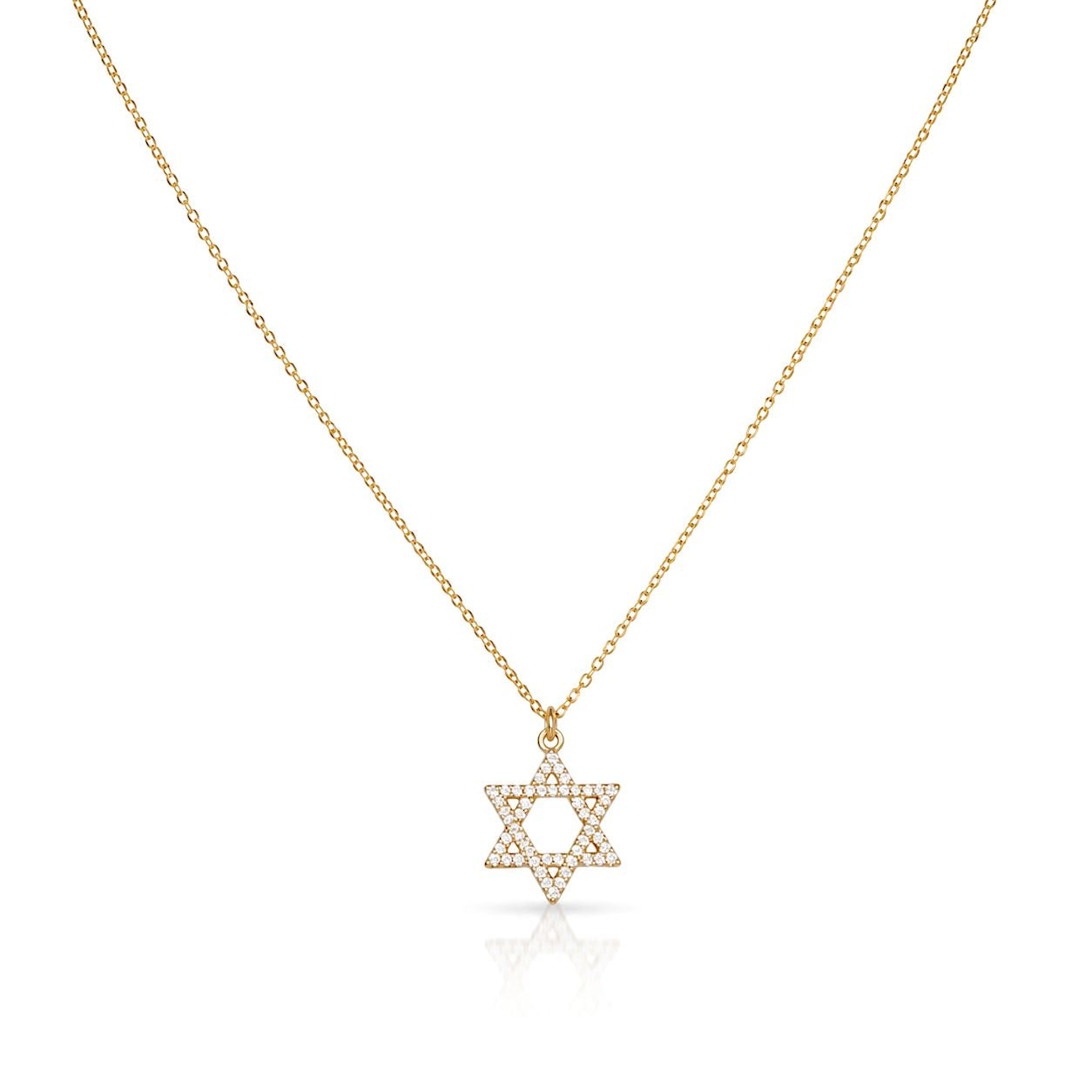 Étoile CZ Necklace Necklaces Beads NGFC1290 Gold