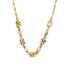 Load image into Gallery viewer, Multi Color Stone Necklace Necklaces athenadesigns NGM5 Multi