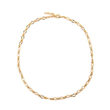 Load image into Gallery viewer, Textured Chain Necklace Necklaces athenadesigns NGOL406 Gold
