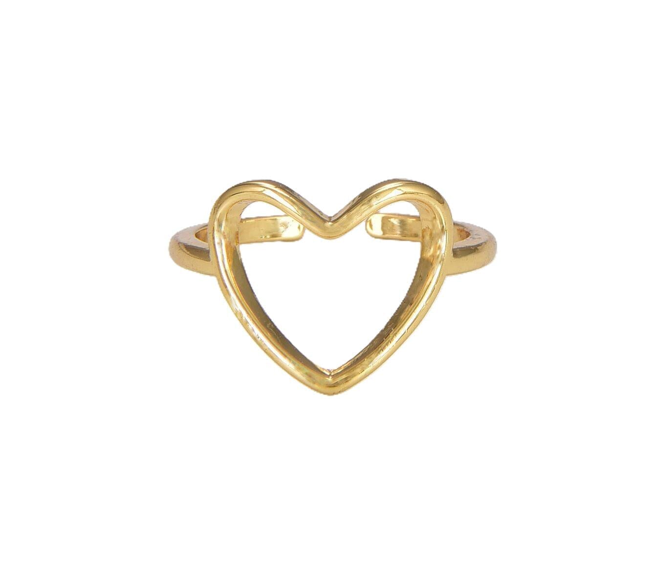 Open Your Heart Ring Rings athenadesigns WRG143 Gold