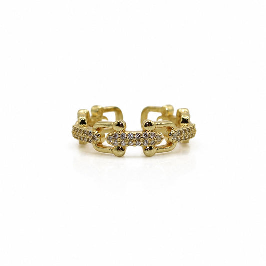 CZ U-Link Ring Rings Athena Designs