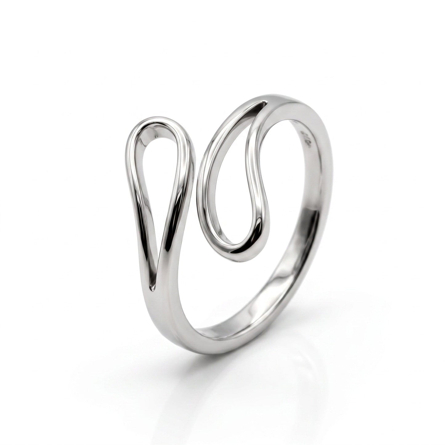 Dainty Raindrop Ring Rings Hotlife RSST135 Silver