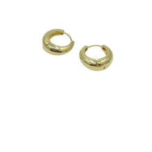 Load image into Gallery viewer, Hoop: Simple Gold Plated: Available in Small & Medium Sizes (EGH408/__) Earrings athenadesigns Small: EGH408/13