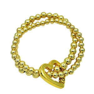 Bangle Bracelet: Gold Fill 'Knot' Bracelet (BG2/44HRT) Bracelet athenadesigns 