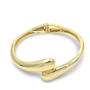 'Teardrop' Plated Bracelet: Gold Plated (BNG4008) Bracelet athenadesigns 