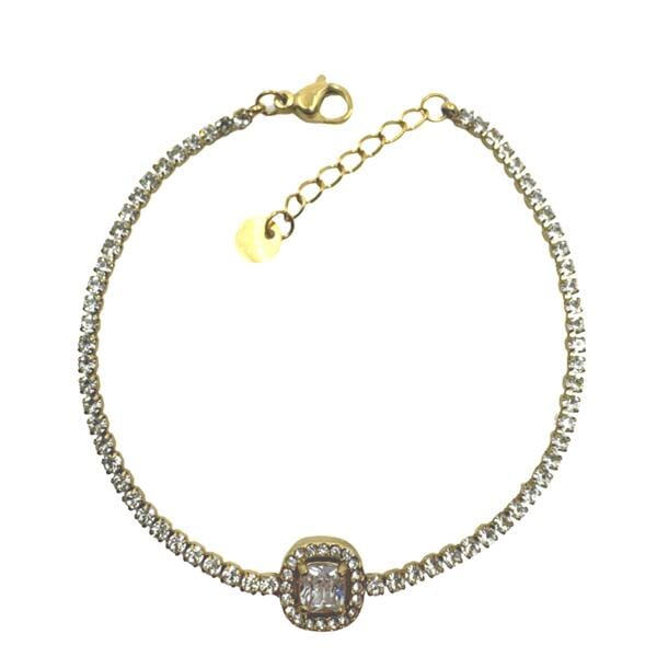 Stainless Steel & CZ Bracelet (BGSS4565) Bracelet athenadesigns 