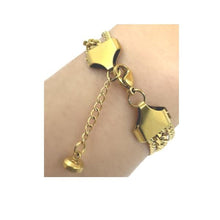 Load image into Gallery viewer, Stainless Steel 3 Row Chain Bracelet (BGSS3/444) Bracelet athenadesigns 
