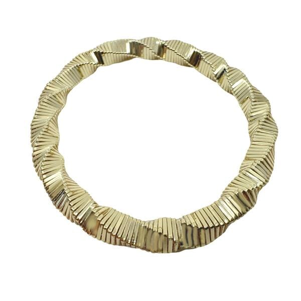 Stretch Bracelet: Plated 'Twist' (BG4040) Bracelet athenadesigns 