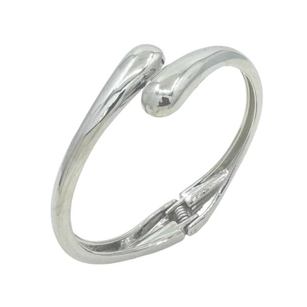 'Teardrop' Plated Bracelet: Silver Plated (BN4008) Bracelet athenadesigns 