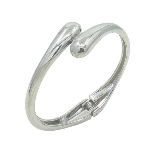 'Teardrop' Plated Bracelet: Silver Plated (BN4008) Bracelet athenadesigns 
