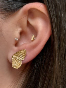 Natural Bronze Butterfly Post Earrings (EGP4BFLY) Earrings athenadesigns 