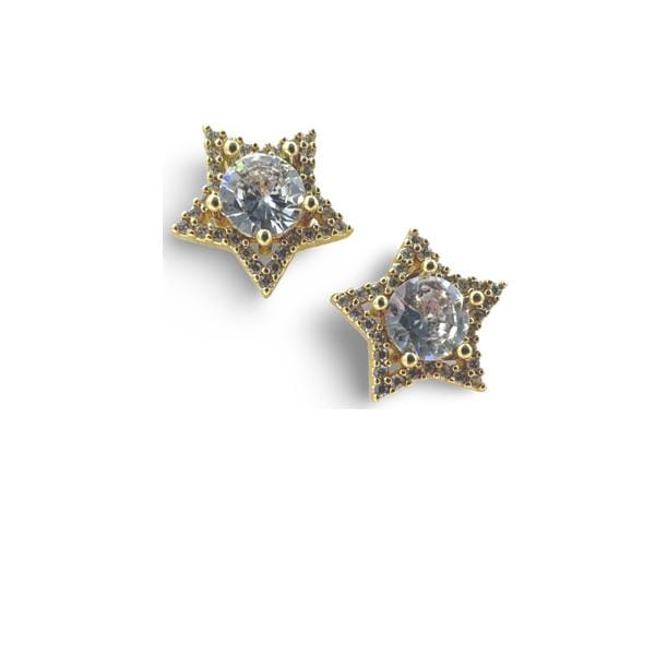Gold Fill and CZ Star Post Earrings (EGP54STR) Earrings athenadesigns 