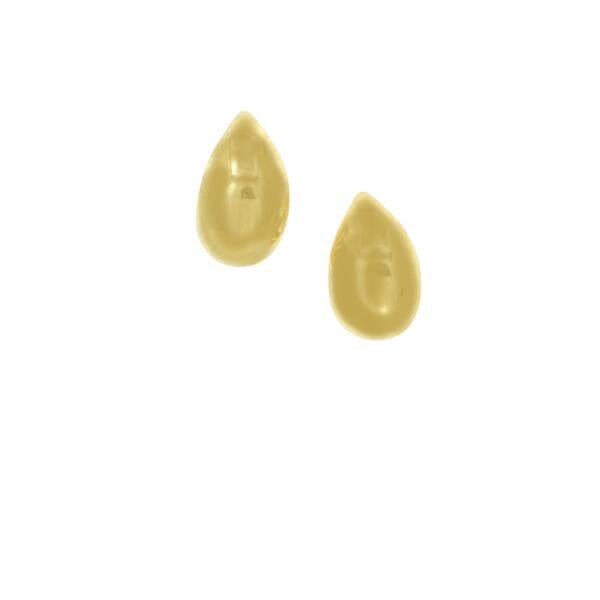 Plated Gold Teardrop Post Earring (EGP4800/S) Earrings athenadesigns 