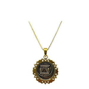 Coin: With Words Rhodium, Gold Fill & CZ (NGCP465CN) Necklaces athenadesigns 