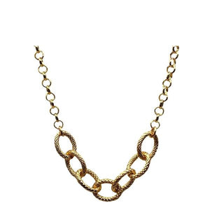 Chain: Rolo and Oval Textured (NCG4608) Necklaces athenadesigns 