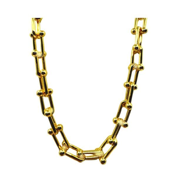 Thick Gold Plated U link Chain โ Athena Designs
