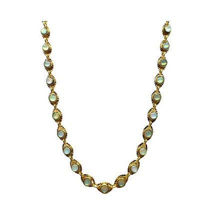 Opalite Fancy Link Necklace: (NG485OP) Necklaces athenadesigns 