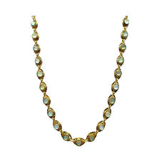 Load image into Gallery viewer, Opalite Fancy Link Necklace: (NG485OP) Necklaces athenadesigns 
