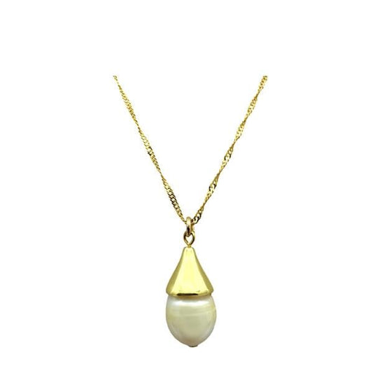 Pearl Drop Necklace (NGCP3408) Necklaces athenadesigns 