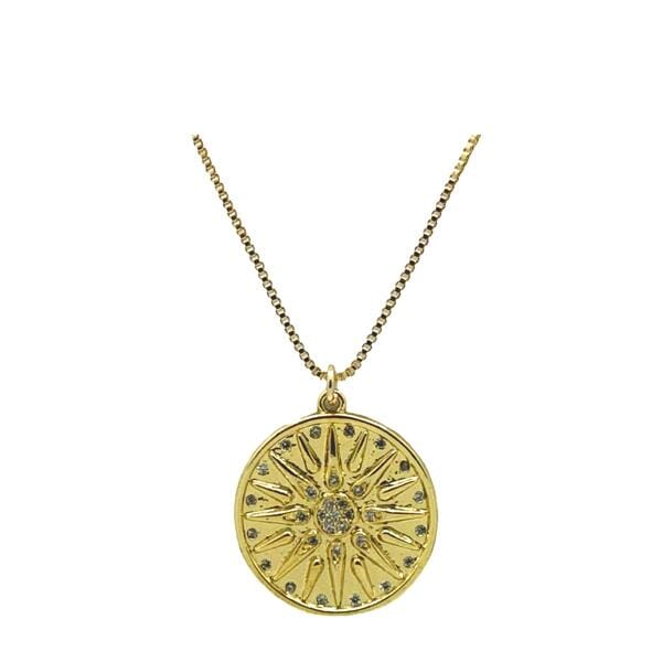 'Celestial' Pendant With CZ Accents (NGCP4565) Necklaces athenadesigns 