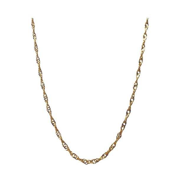 Chain: 18kt Gold Fill 'Twist' Chain: Available in 3 Lengths (NG4TWST/__) Necklaces athenadesigns 16" : NG4TWST/16 