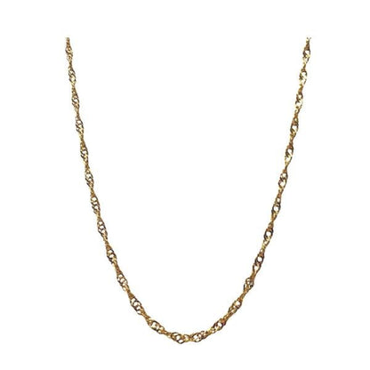 Chain: 18kt Gold Fill 'Twist' Chain: Available in 3 Lengths (NG4TWST/__) Necklaces athenadesigns 16" : NG4TWST/16 