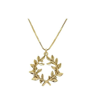 Natural Bronze Garland Necklace (NGCP4GRLD) Necklaces athenadesigns 