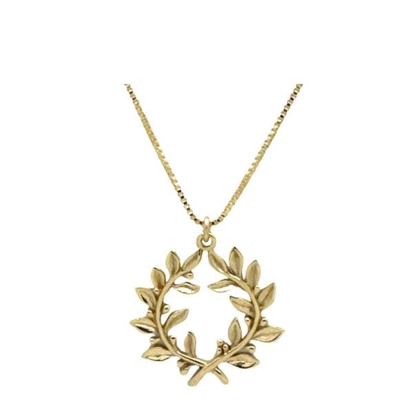 Natural Bronze Garland Necklace (NGCP4GRLD) Necklaces athenadesigns 