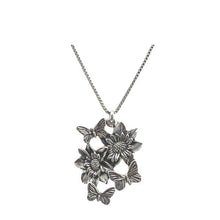 Load image into Gallery viewer, Flowers in Sterling Silver (NCP4BDHLA) Necklaces athenadesigns 
