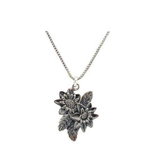 Load image into Gallery viewer, Flowers &amp; Butterflies Sterling Silver (NCP4DHLIA) Necklaces athenadesigns 
