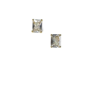 Crystal Baguette and Gold Vermeil (EGP5084) Earrings athenadesigns 