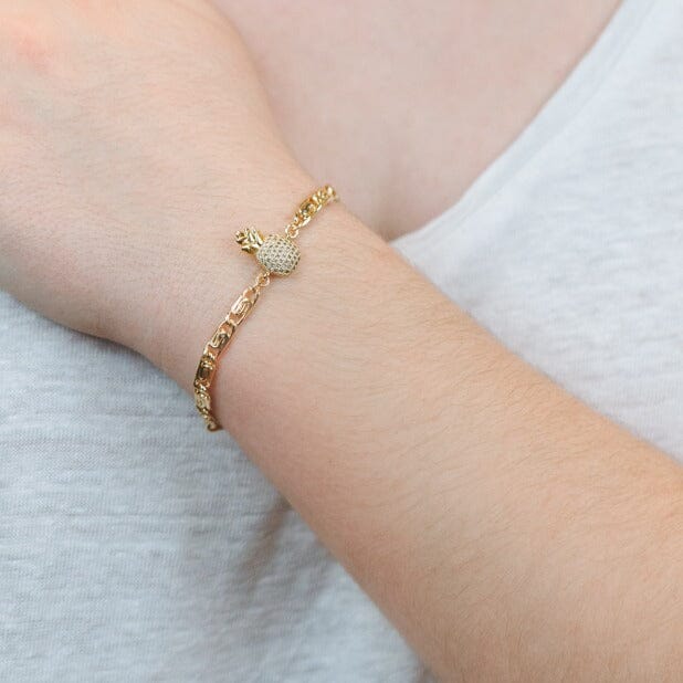 Pineapple Swirl Bracelet Bracelets athenadesigns 